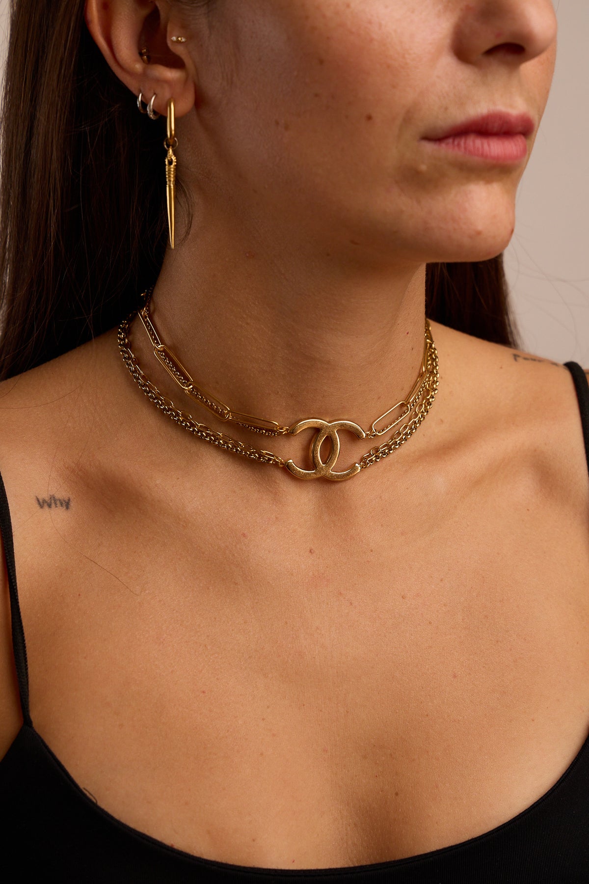 Collier choker ortense